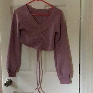 Crop top sweater